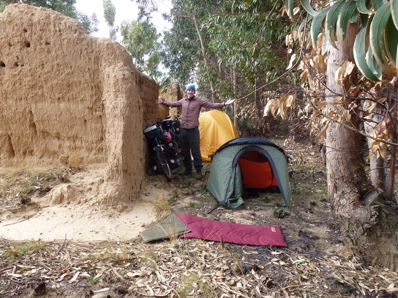 Free-Camping at Puerto Carabuco