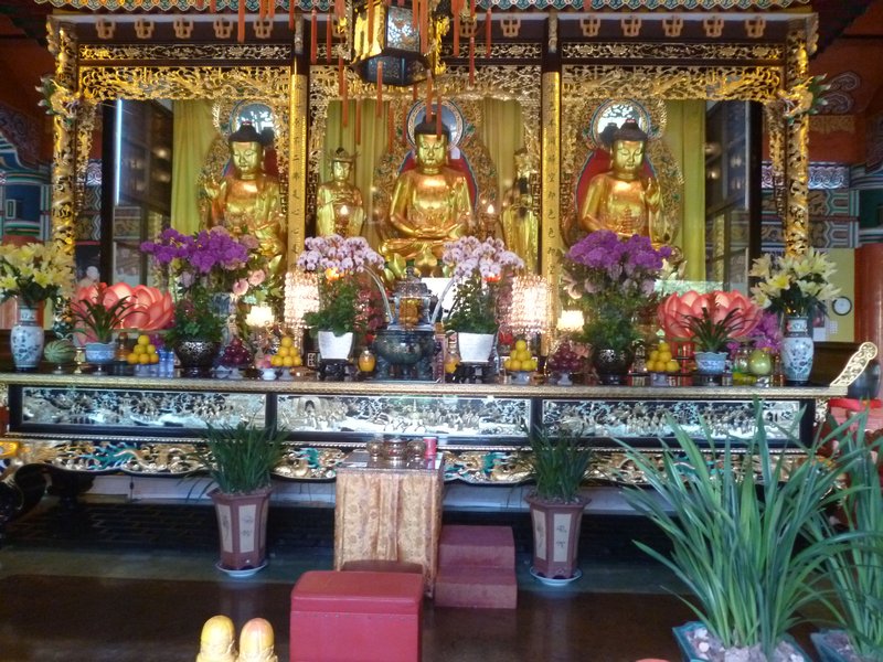Inside Po Lin Monastery