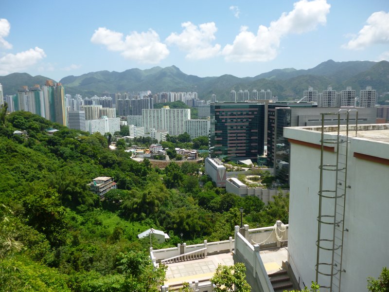 View of Sha Tin from Monastery