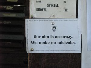 No mistakes!