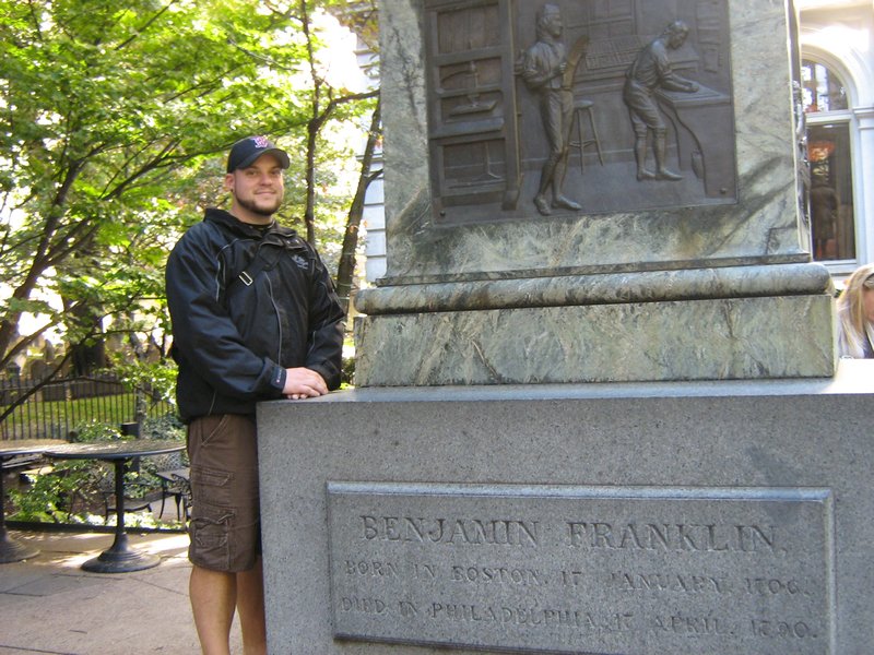 Christian and Statue