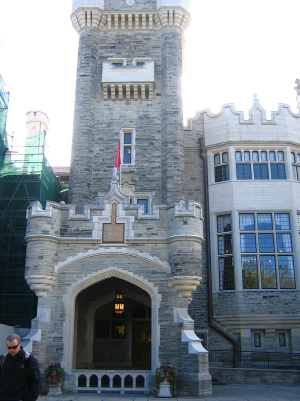 The front entrance at Casa