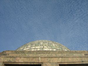 The dome on the Planetarium