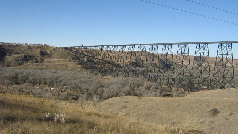 Train trestle in Coulee