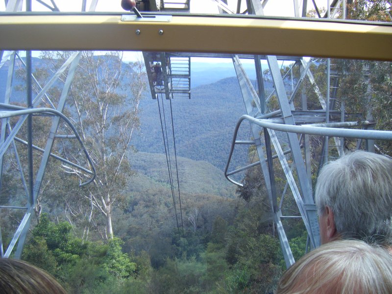 getting the cable cart down