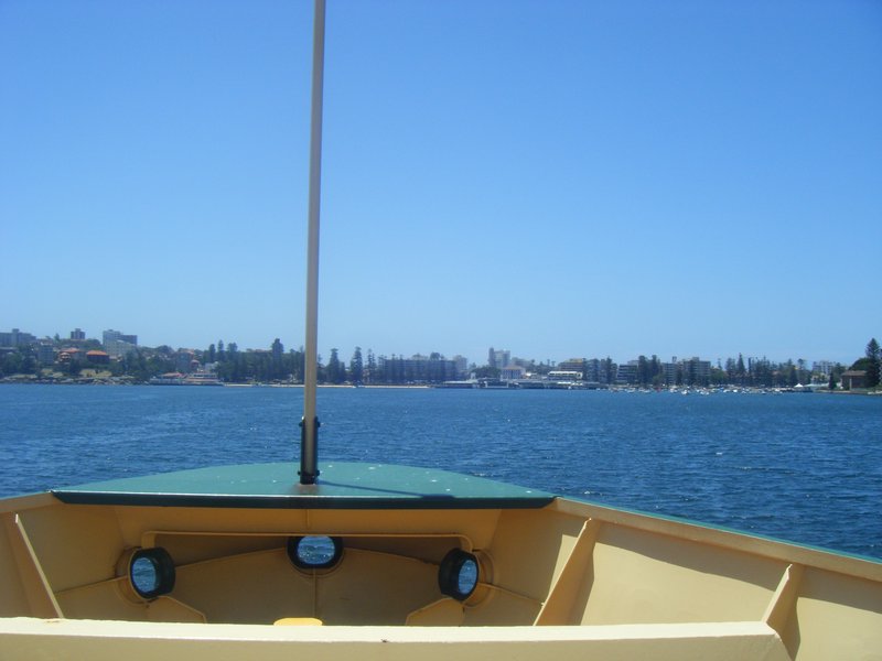 boat over to Manly