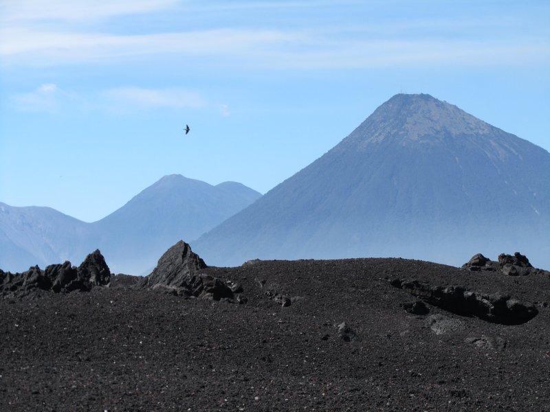 Three volcanoes from V Pacaya