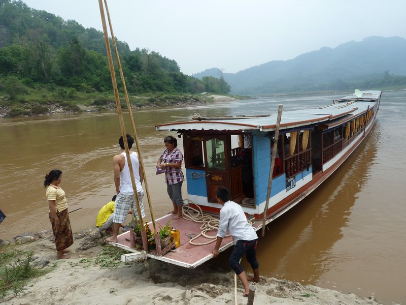 our boat - Mekong
