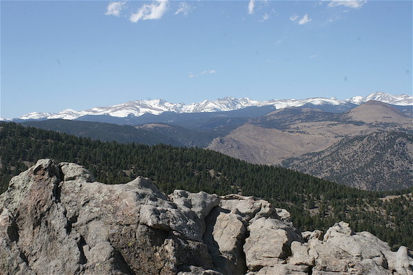 View of the Colorado Rockies 