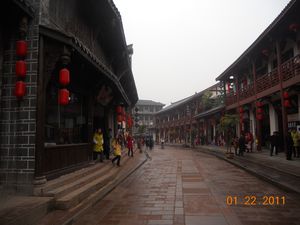 The ancient town of Luodai.