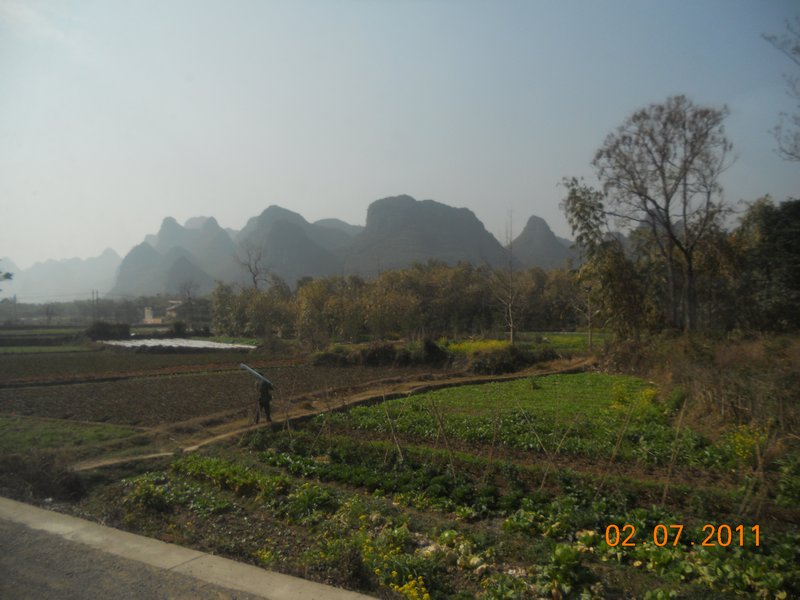 The countryside of Guangxi.