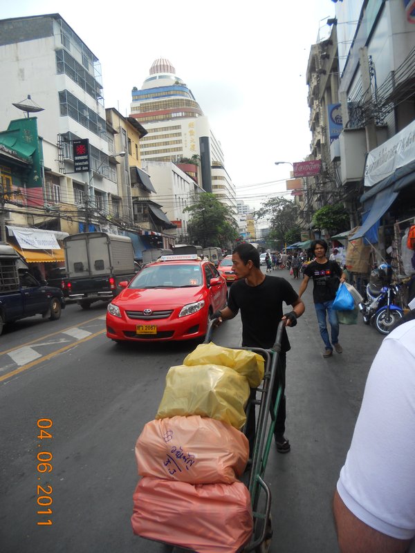 Bangkok street market.