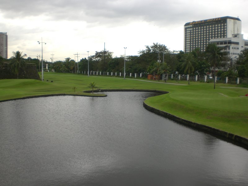A golf course in Intramuros