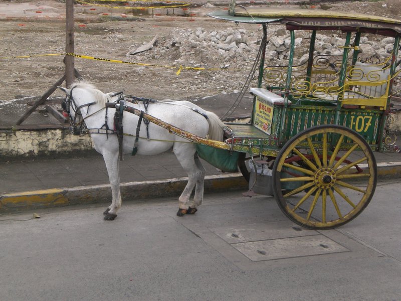 Our mode of transportation around Intramuros