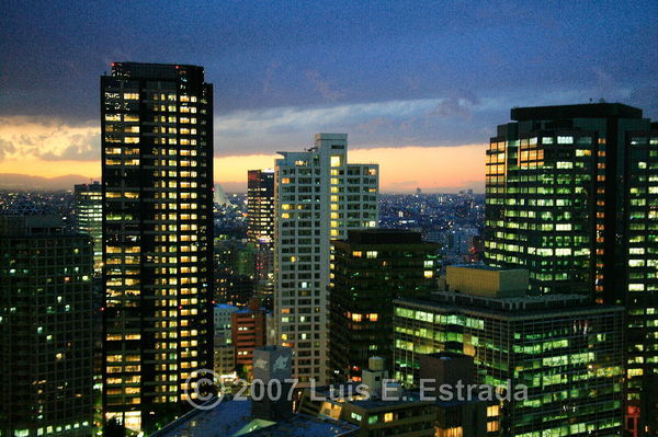 Shinjuku Stormy Skyline