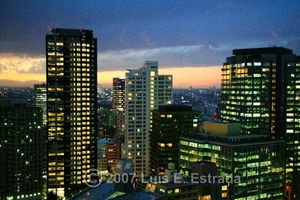 Shinjuku Stormy Skyline