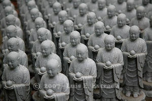 Small Buddhas at Hasedera