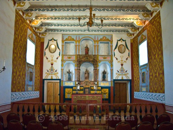 Inside the Presidio's Chapel