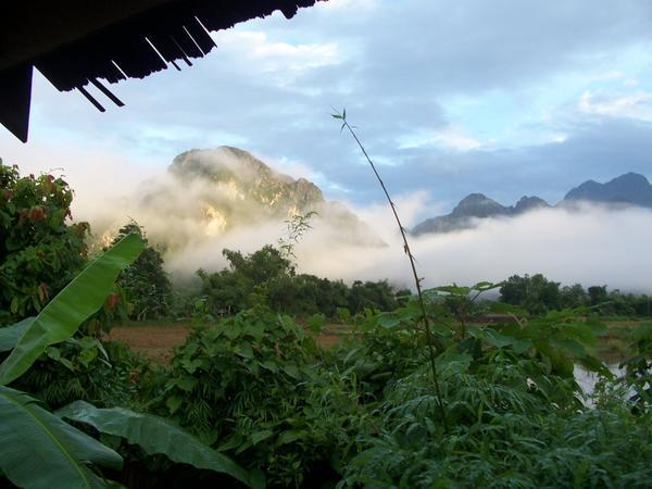 From guest house in Vang Vieng