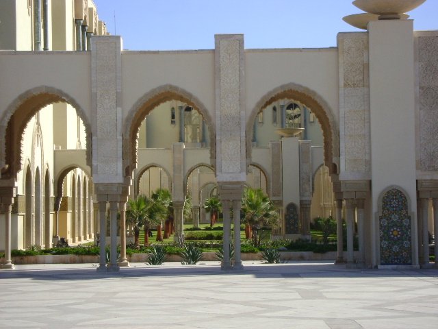 Arches at Hassan II garden