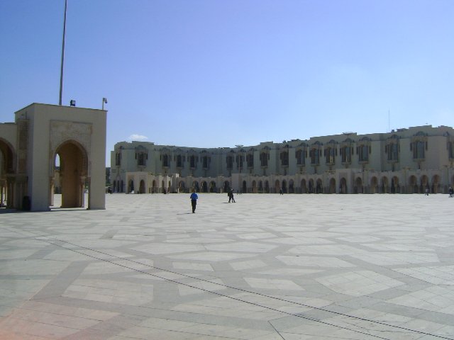 Hassan II courtyard
