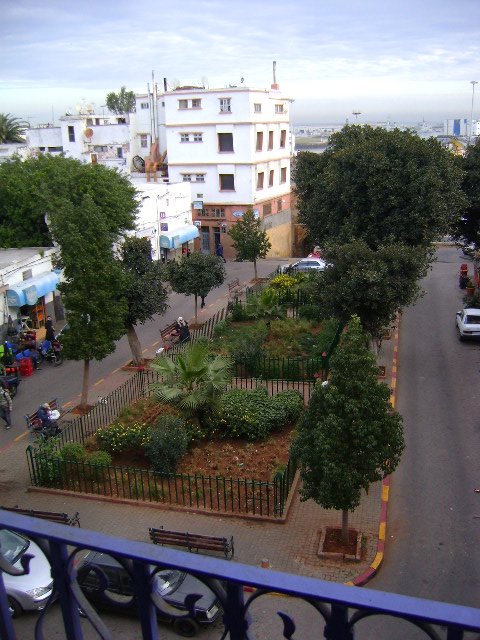 View from room, Central Hotel