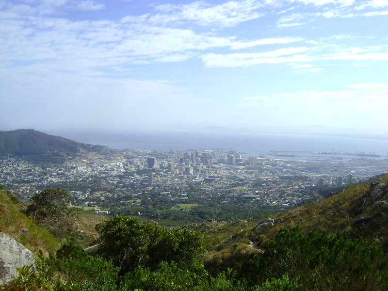Cape Town, during Table mountain climb