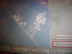 "Down View" on Etihad in flight camera
