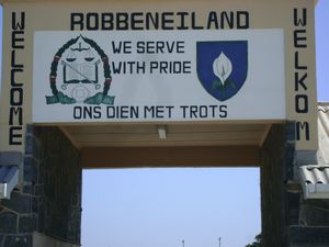 Robben Island sign