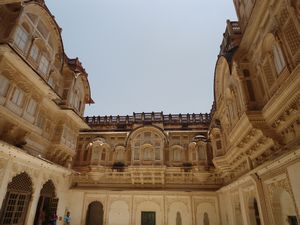 Women's courtyard, Jodhpur fort