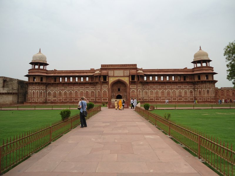 Agra fort - a sandstone fortress