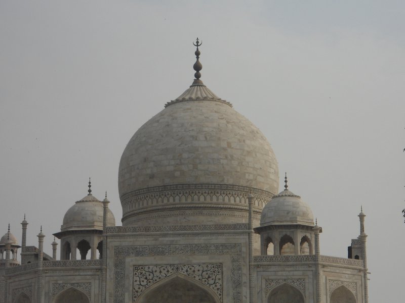 The "Onion" atop the Taj Mahal