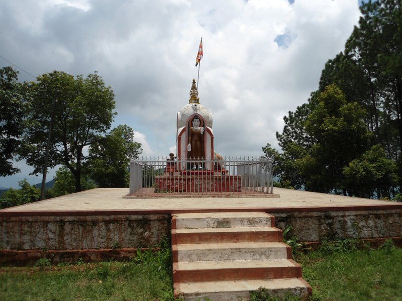 Buddah shrine, top of Shreenagar Hill