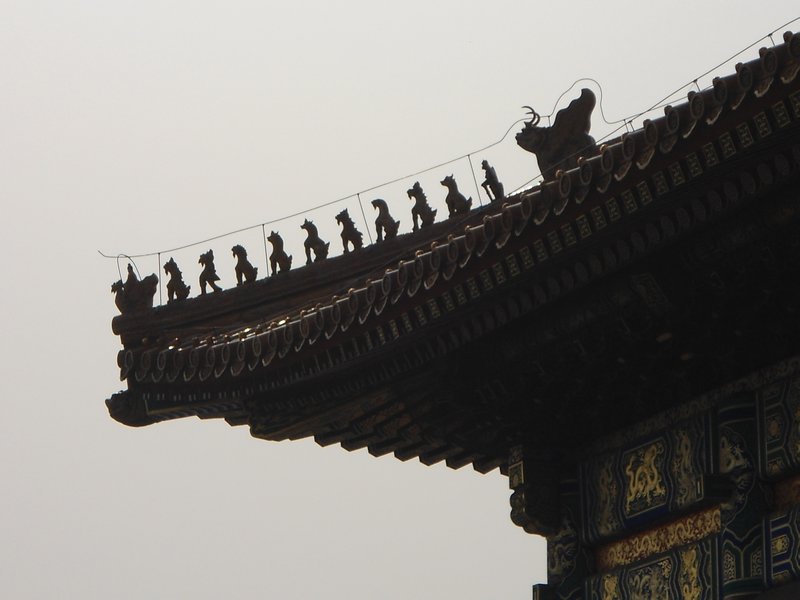 Roof creatures, Forbidden City