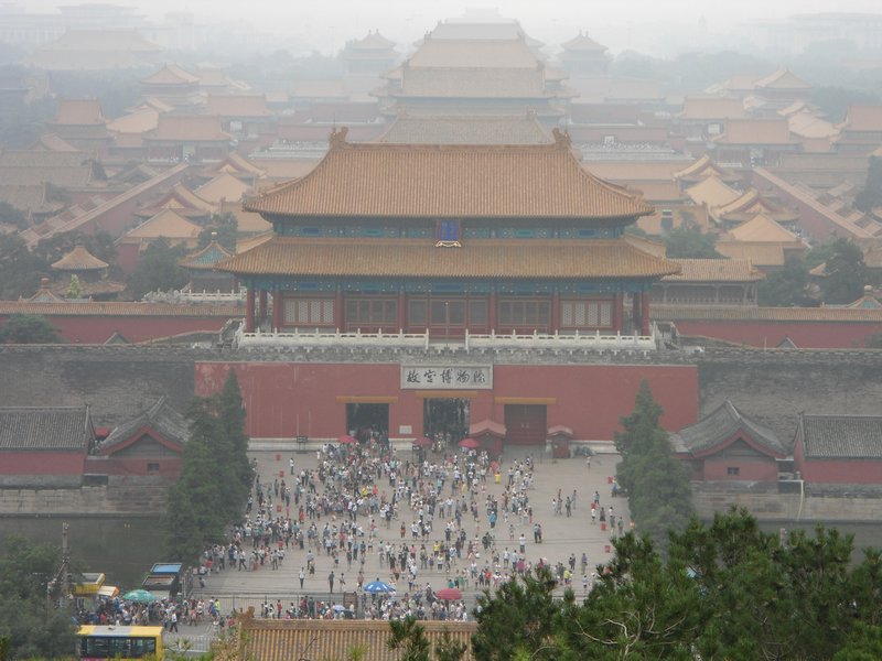 Forbidden City, seen from above