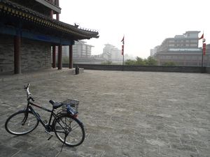 Peaceful morning on Xi'an walls