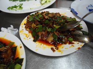 Twice fried pork, Sichuan style