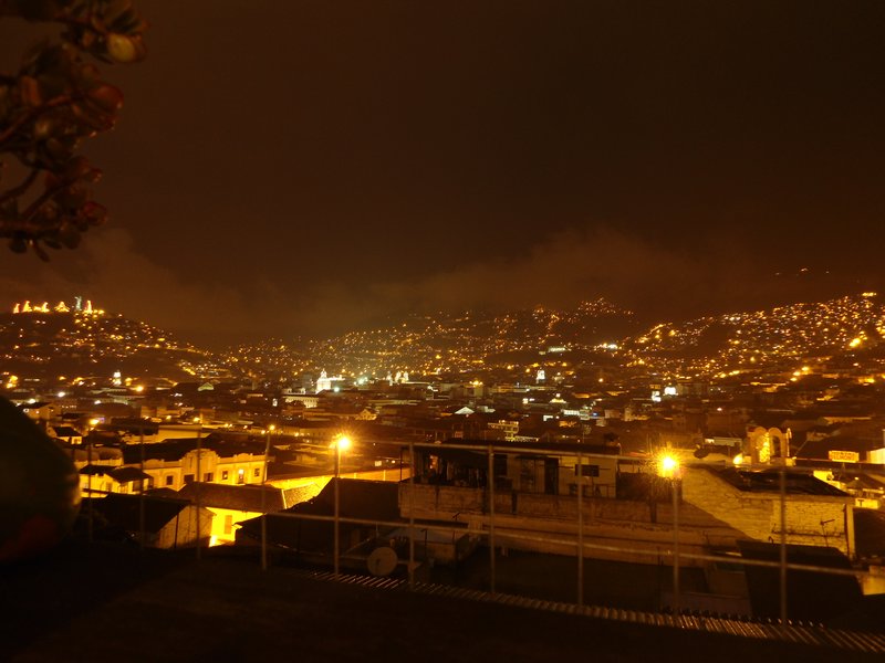 Quito old town by night