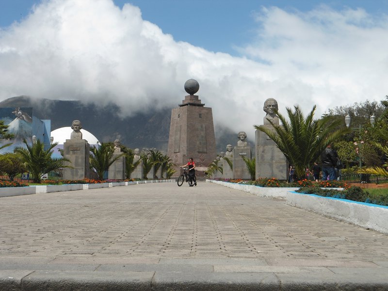 Old equator monument, 200m away