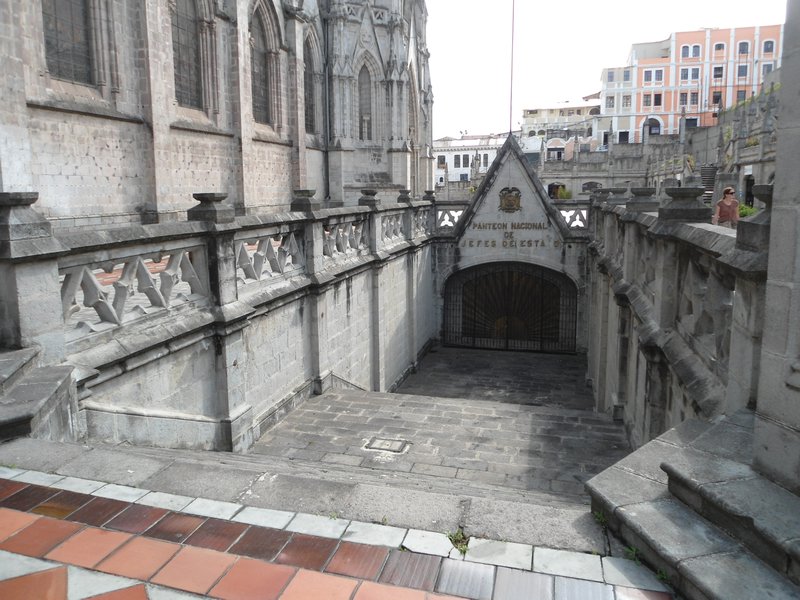 Entrance to the basilica catacombs