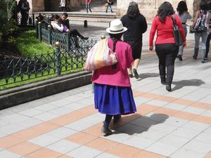 Traditional Serrano dress; Serranos are mountain dwellers