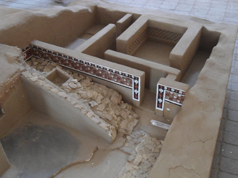 Model of Tumbes tombs