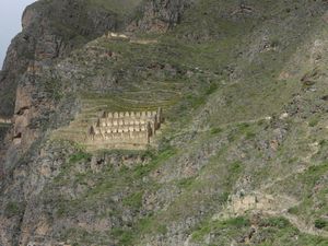 Inca storehouses near Ollanta