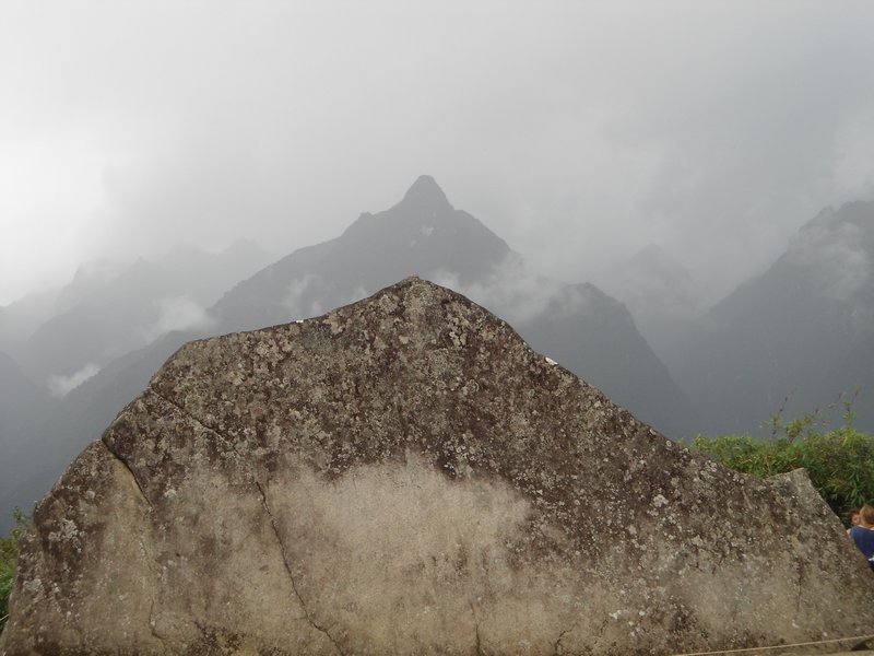 Rock silhouette mountain