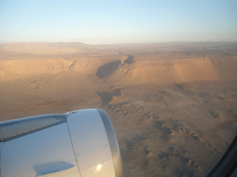 Desert landing, Iquique