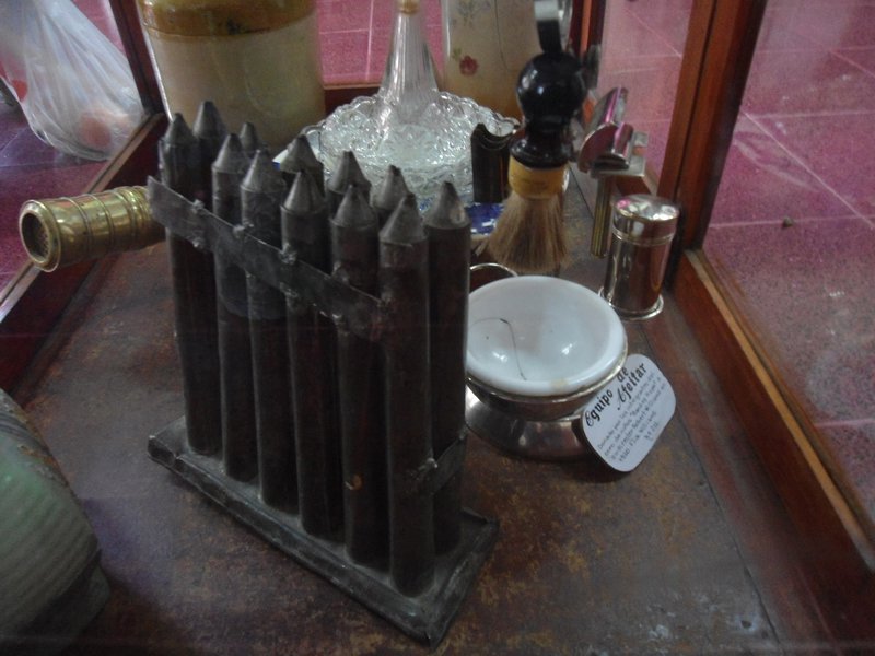Welsh settlers artifacts: Candle casts