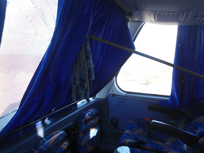 Mop supported window, latest thing on buses