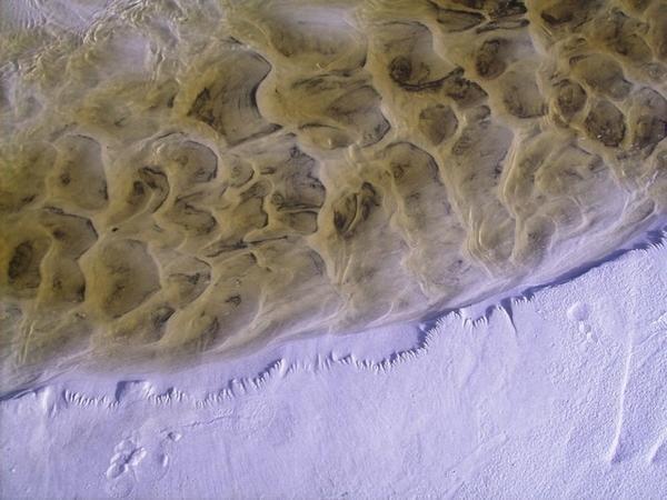 White sand and yellow water(!?!)
