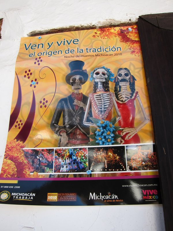 Plakat zum Dia de los Muertos