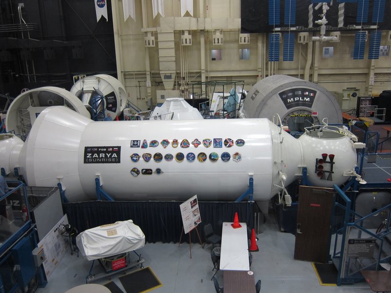 3 Teil der Internationalen Raumstation ISS als Modell